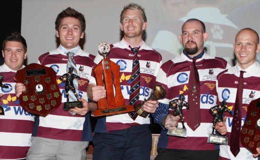 Capella Cattle Dogs season award winners after the club’s presentation night in Capella. Capella Cattle Dogs season award winners after the club’s presentation night in Capella.